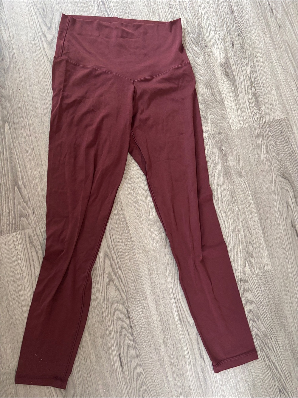 High-Waist Women’s Leggings - Burgundy Aerie Offline